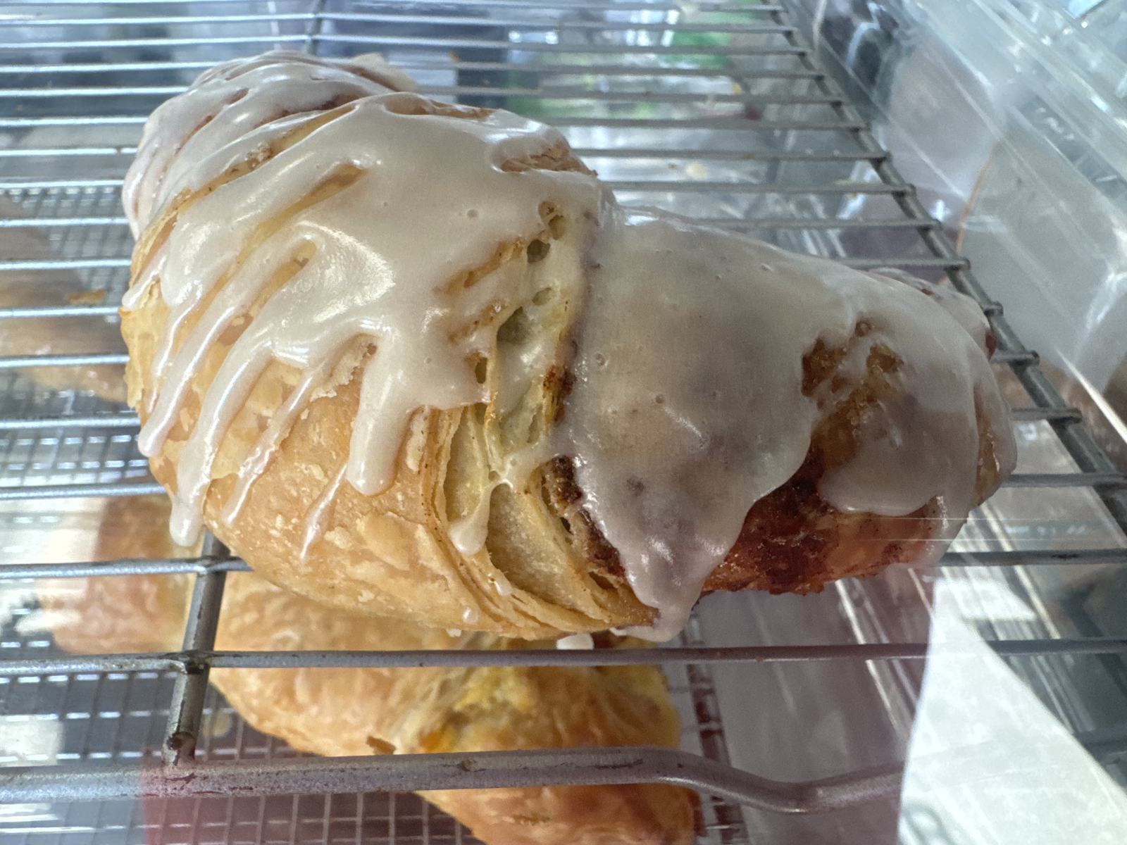 Croissant-style cinnamon roll